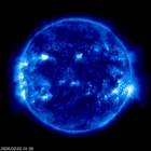 Click for time-lapse image of the sun