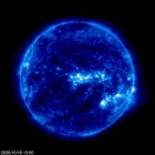 Click for time-lapse image of the sun